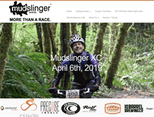 Tablet Screenshot of mudslingerevents.com